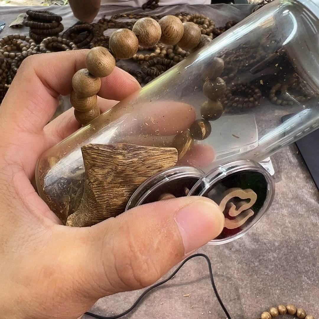 沉香沉香香囊沉香白棋1.0圆珠单圈福利款多样性发一