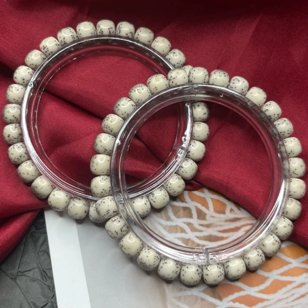 精品级8大留白稀疏细星老型星月菩提手串A8LBXSXLX-2