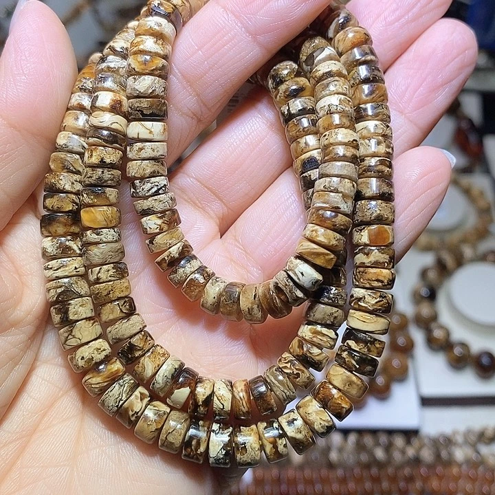 琥珀未镶嵌裸石花珀