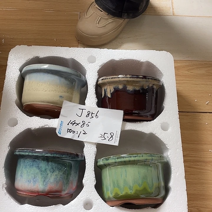 粗陶多肉花盆微瑕856