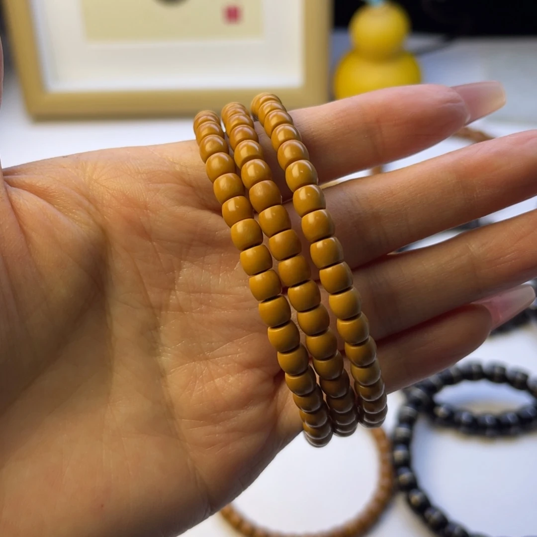 橄榄核手串y*核尖单圈