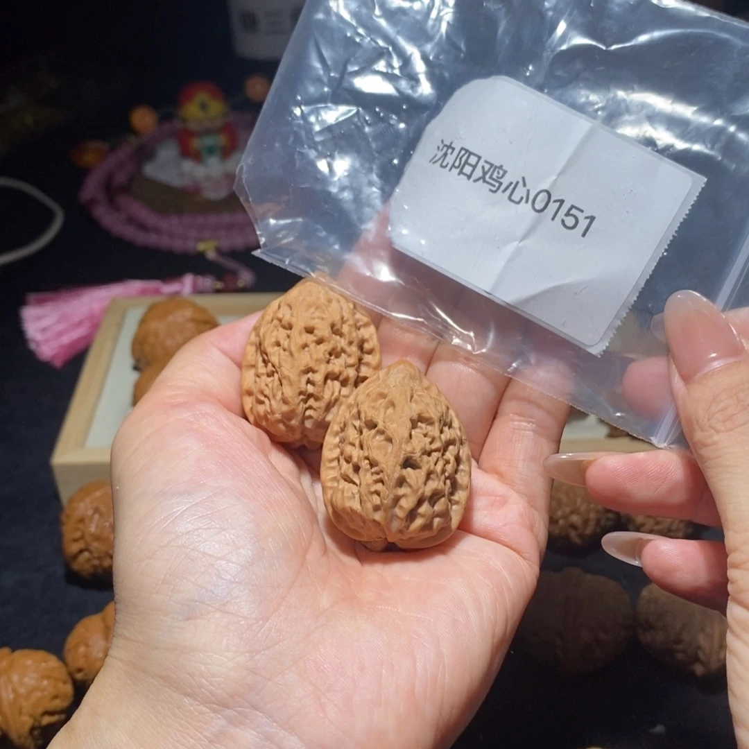 吊坠文玩核桃鸡心31