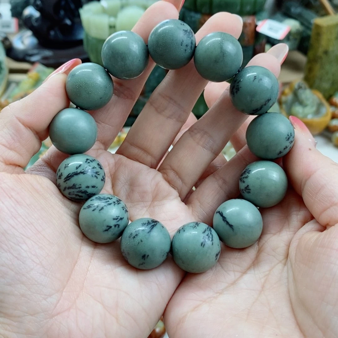 透闪石质玉手链未镶嵌