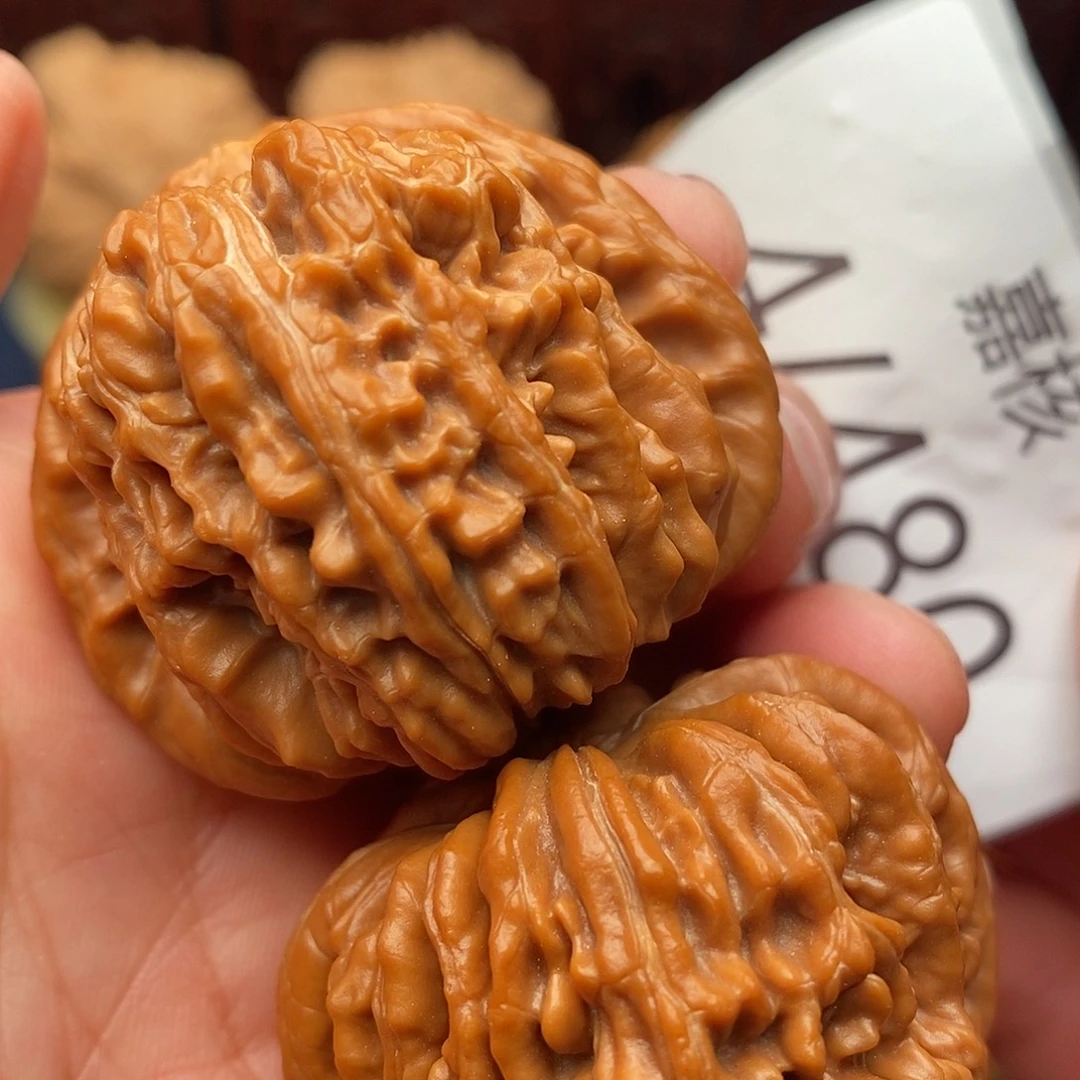 叁***物文玩核桃把件42汉高楼