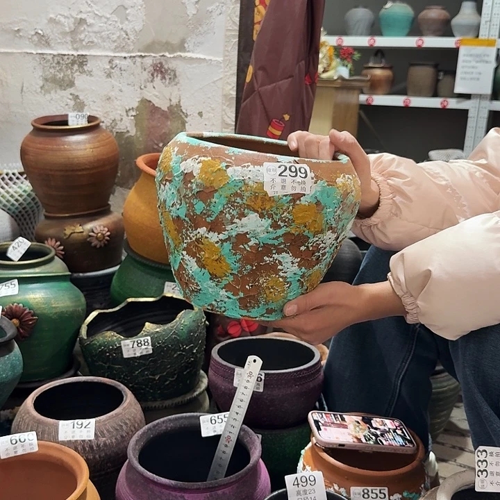 23彩绘高度20口径19