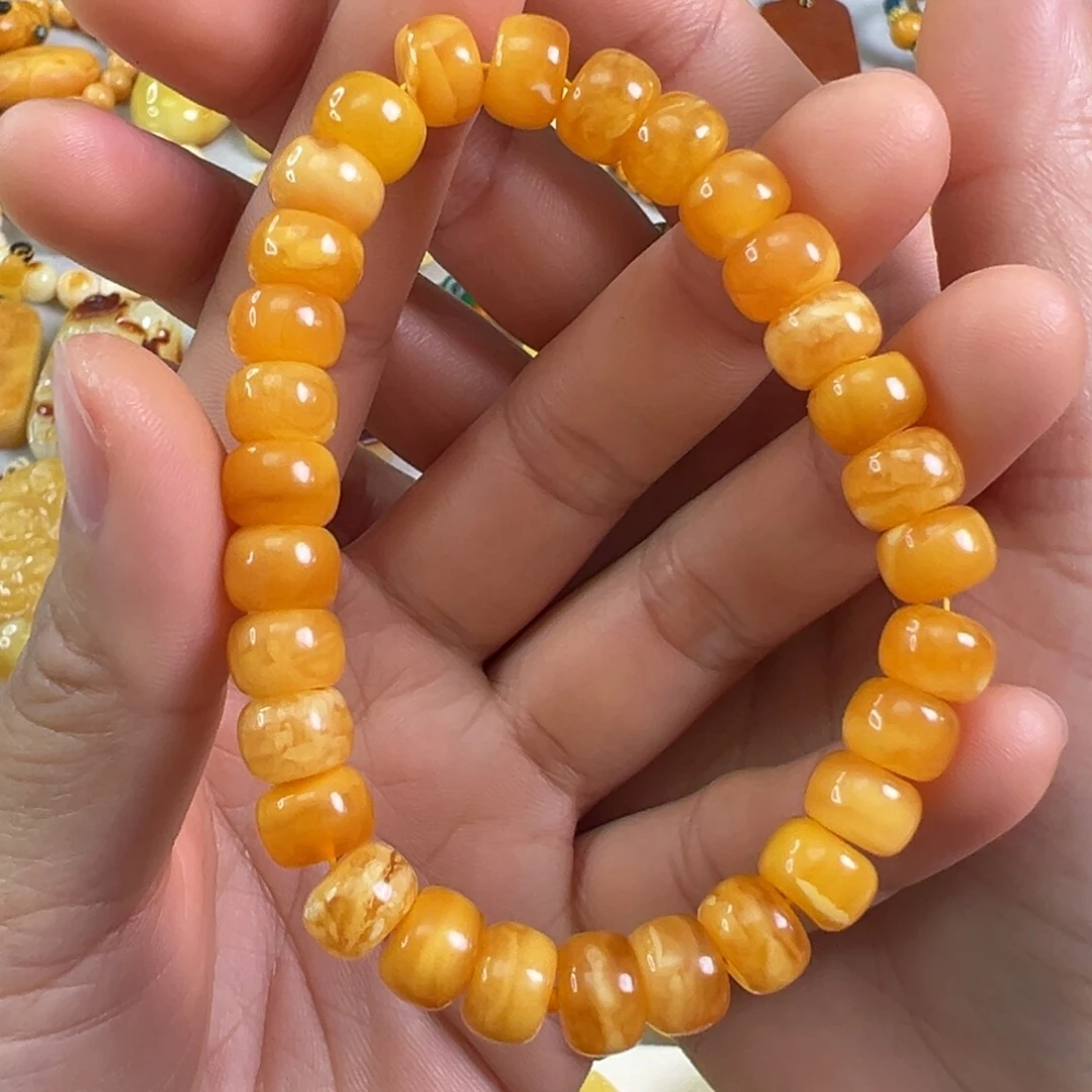 蜜蜡裸石未镶嵌蜜蜡