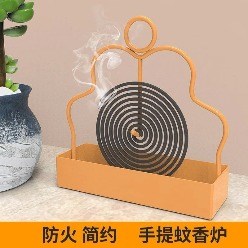 2025夏季新款蚊香架蚊香盒家用创意铁艺支架檀香架熏香炉蚊香架子
