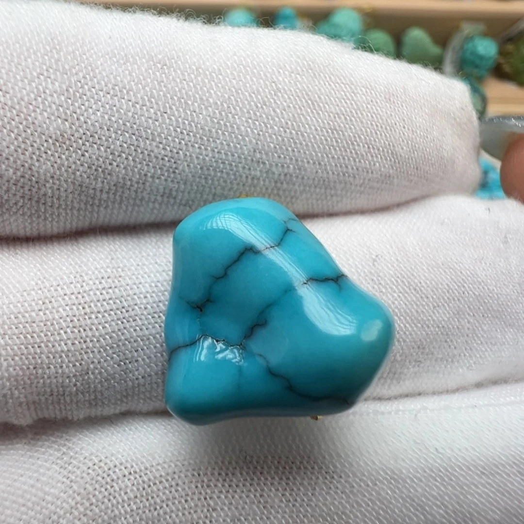 绿松石未镶嵌配饰14*16.5