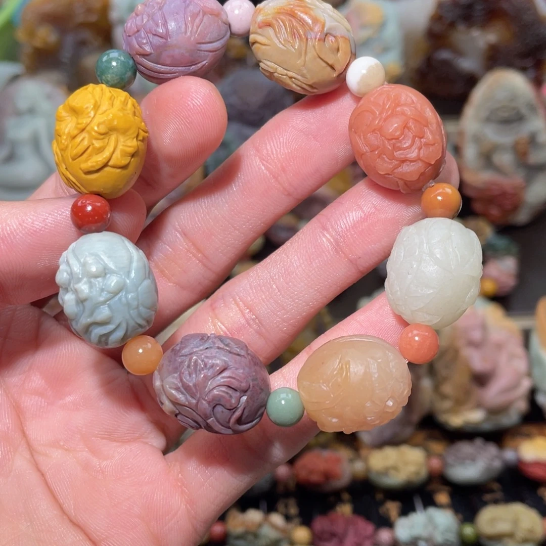 石英质玉未镶嵌手串