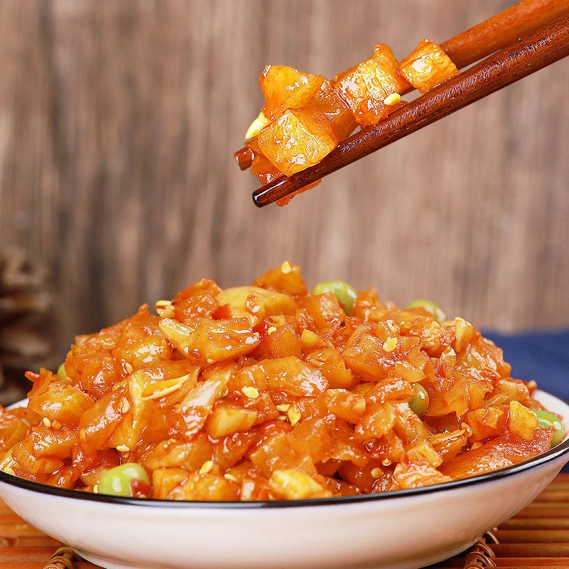 【到手5斤】五仁酱丁商用咸菜下饭菜香脆红油萝卜丁rx