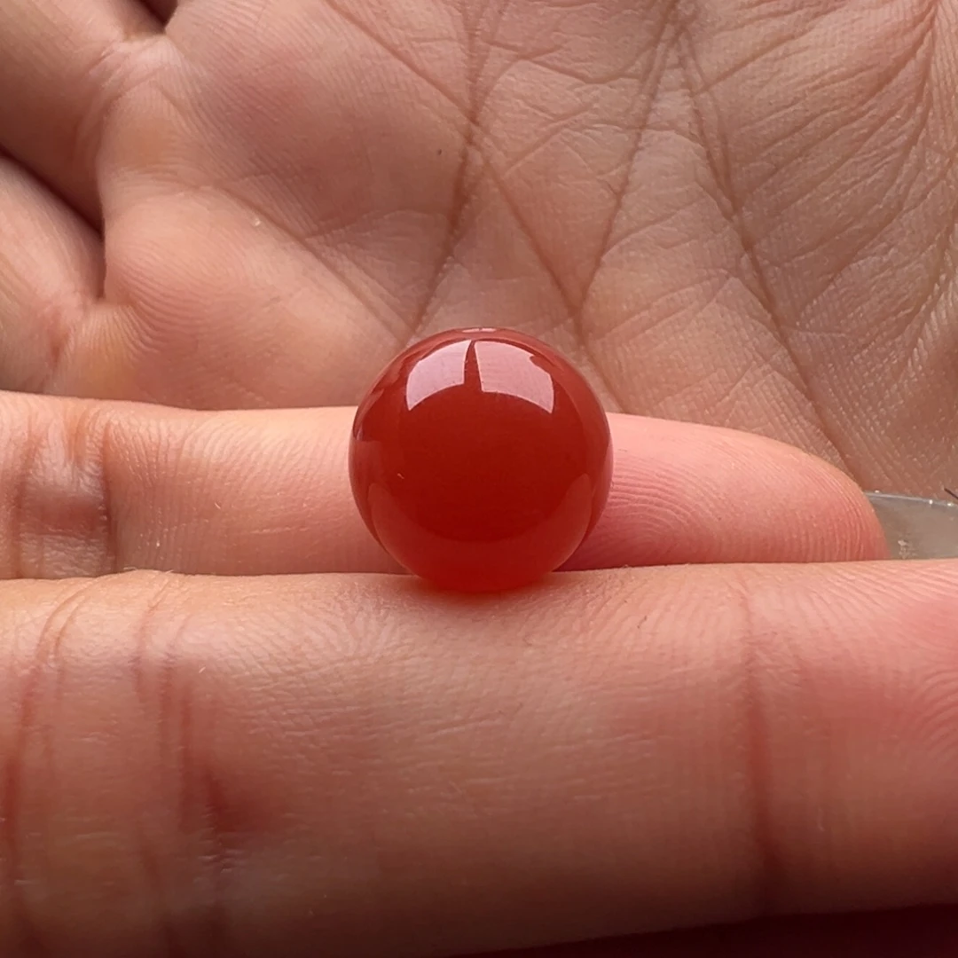 南红玛瑙未镶嵌圆珠12.2