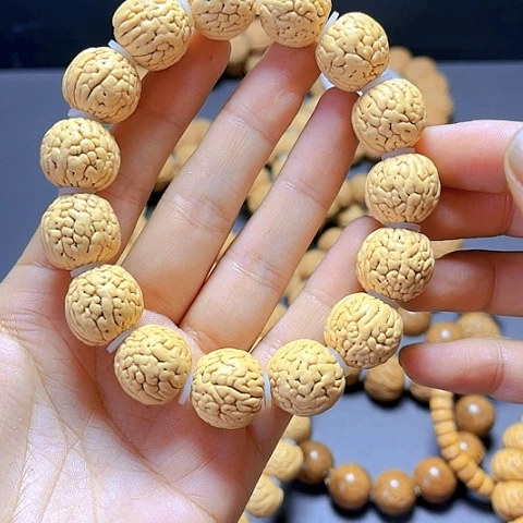 桃核吊坠芝*桃核手串