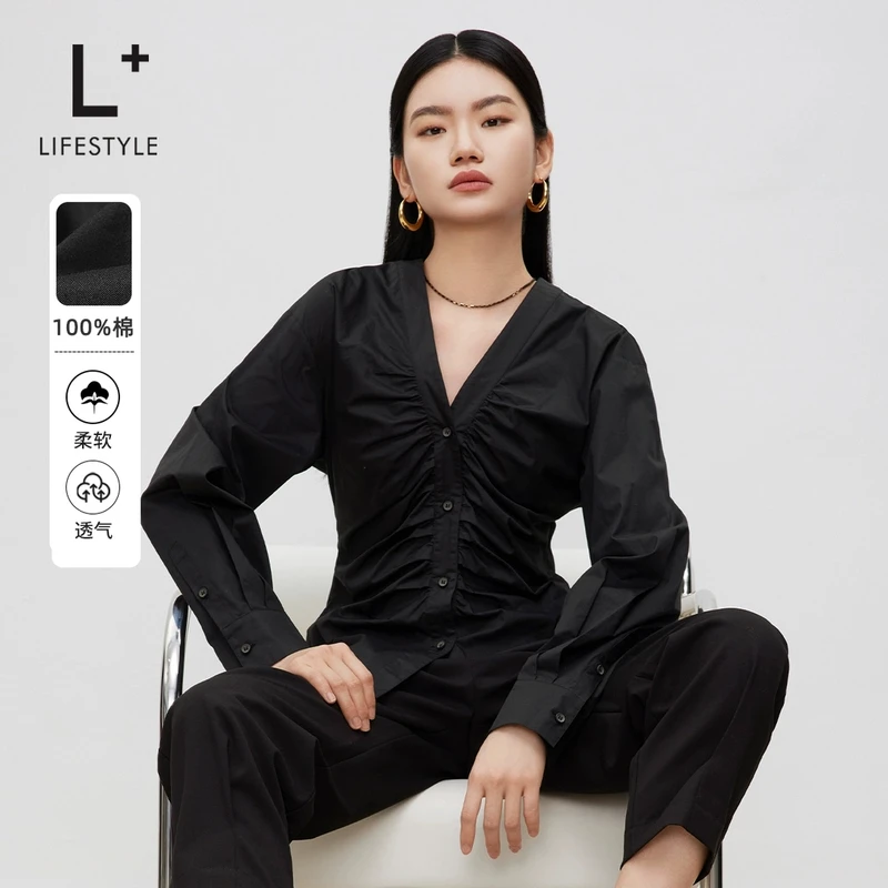 【谷邦L+lifestyle】收腰衬衫 L2315198