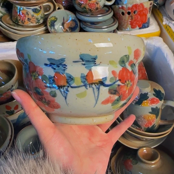 瓷片景德镇陶瓷手工手绘