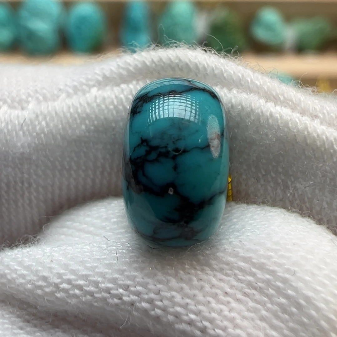 绿松石未镶嵌配饰9.2×5.5