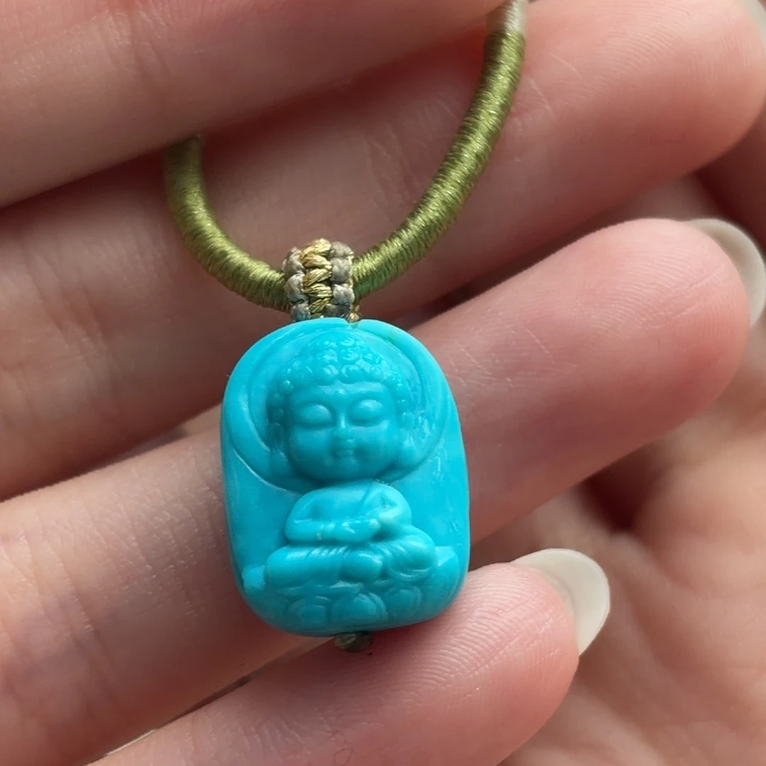 绿松石未镶嵌颈饰