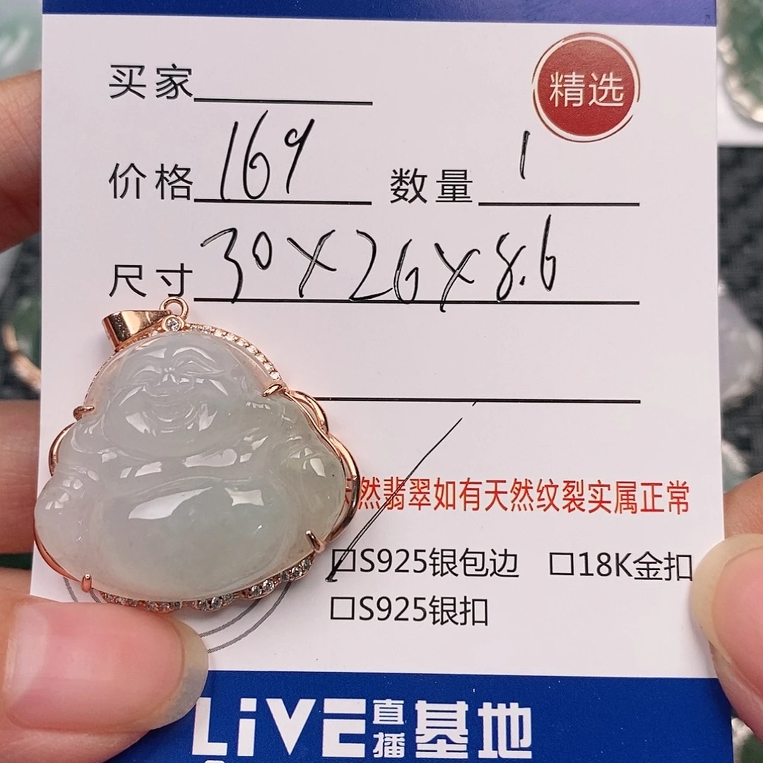 翡翠银S925镶嵌颈饰