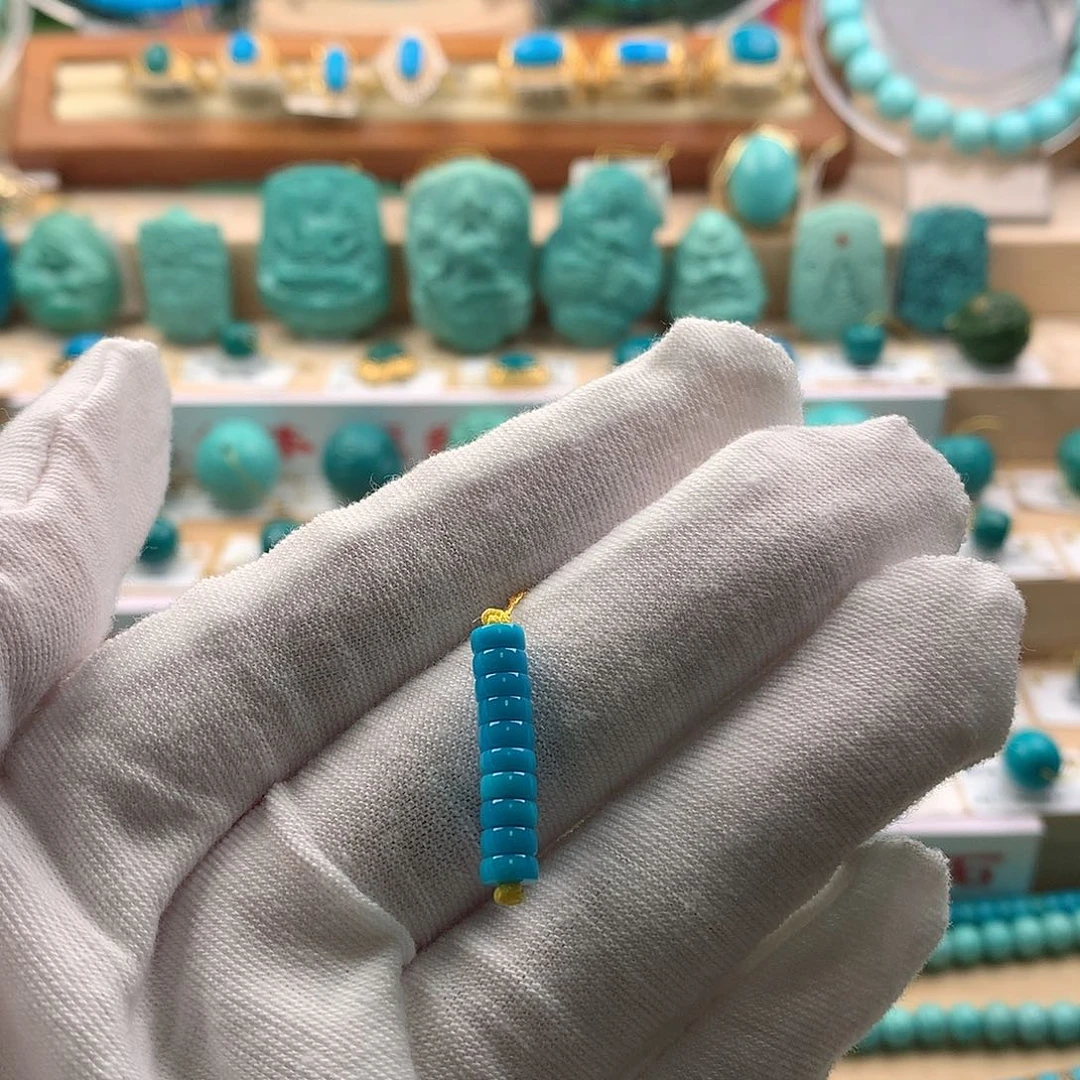 绿松石未镶嵌配饰4.4