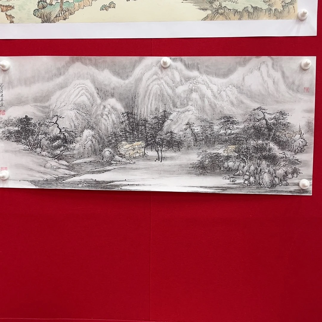 国画7***员绘画作品多次参加全国