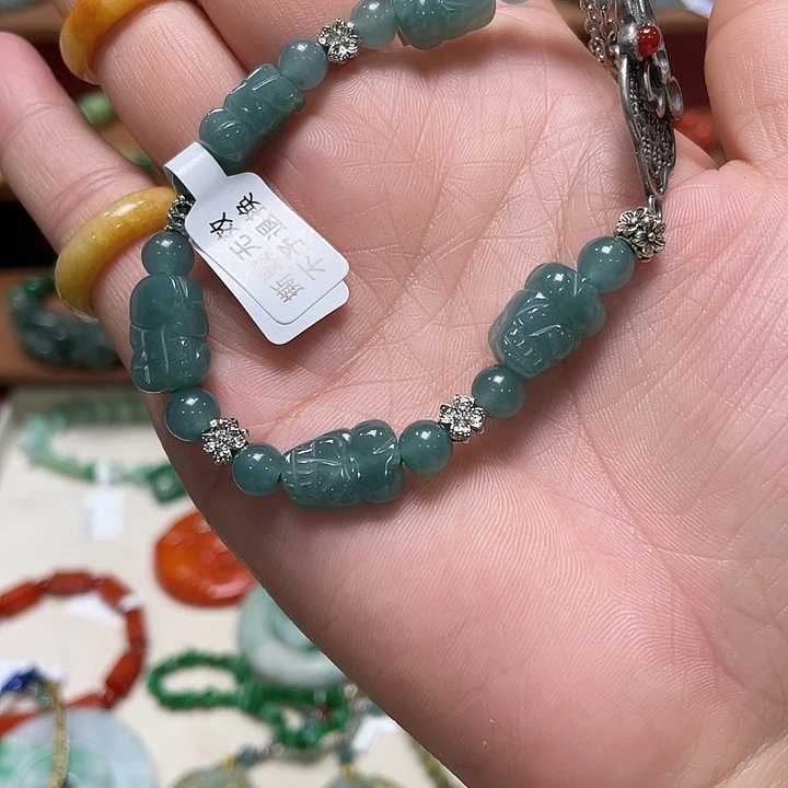 翡翠未镶嵌手链手链