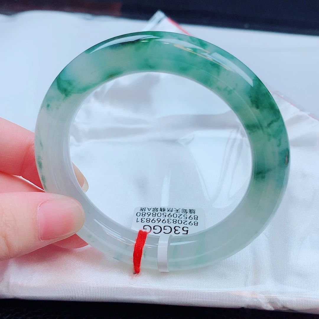 翡翠未镶嵌手镯缅甸天然翡翠A货手镯