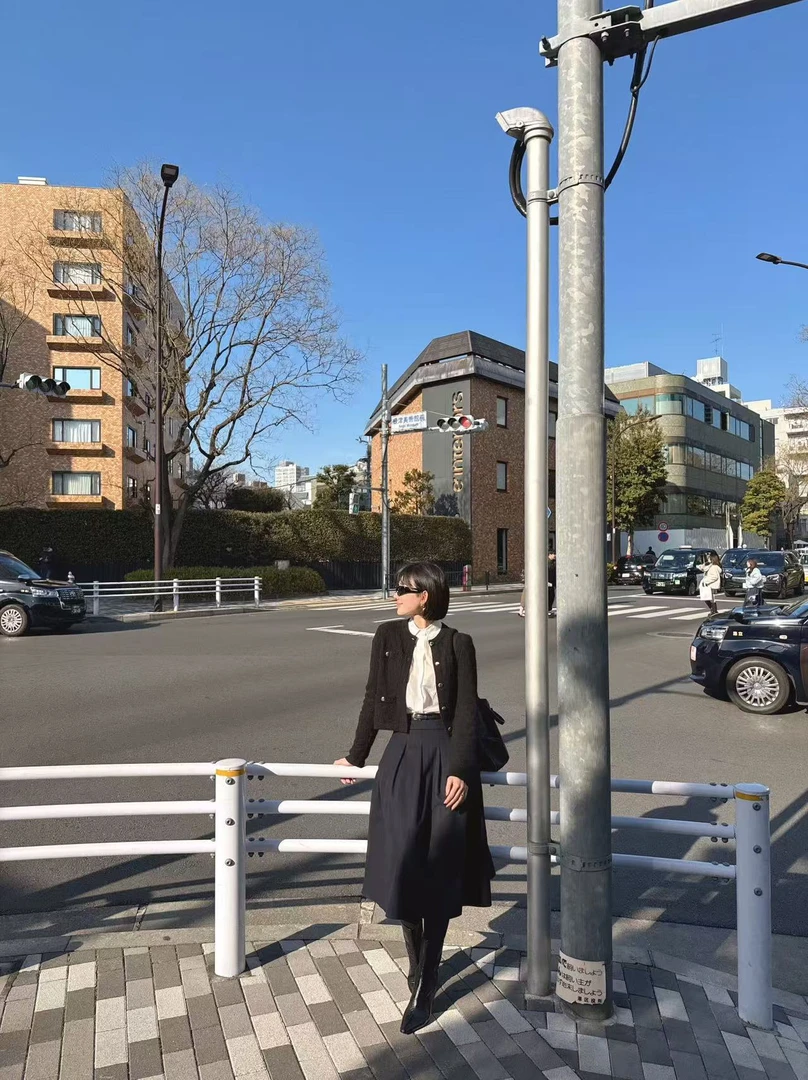 【Winnie】秋冬穿搭单品 精裁羊毛百褶半裙 S8637