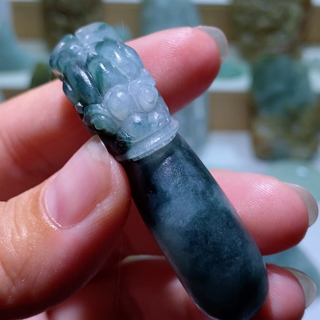 定制翡翠未镶嵌毛货