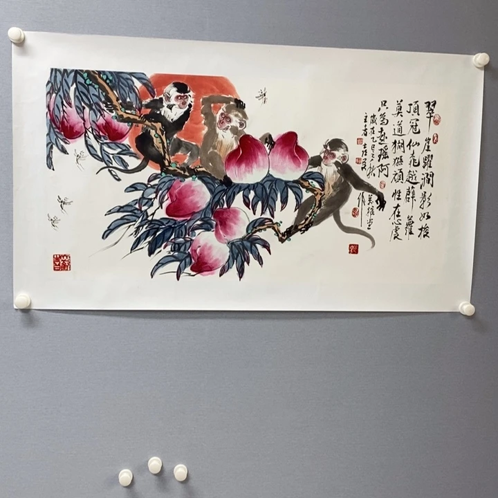 国画亲笔手绘原创