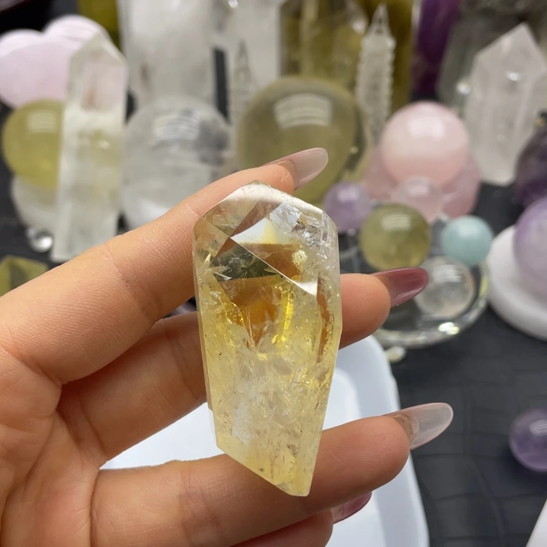 水晶珠宝半成品未镶嵌?****L158