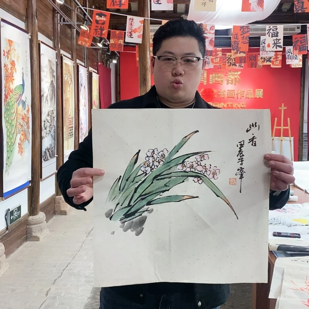 国画国画手绘书法作品