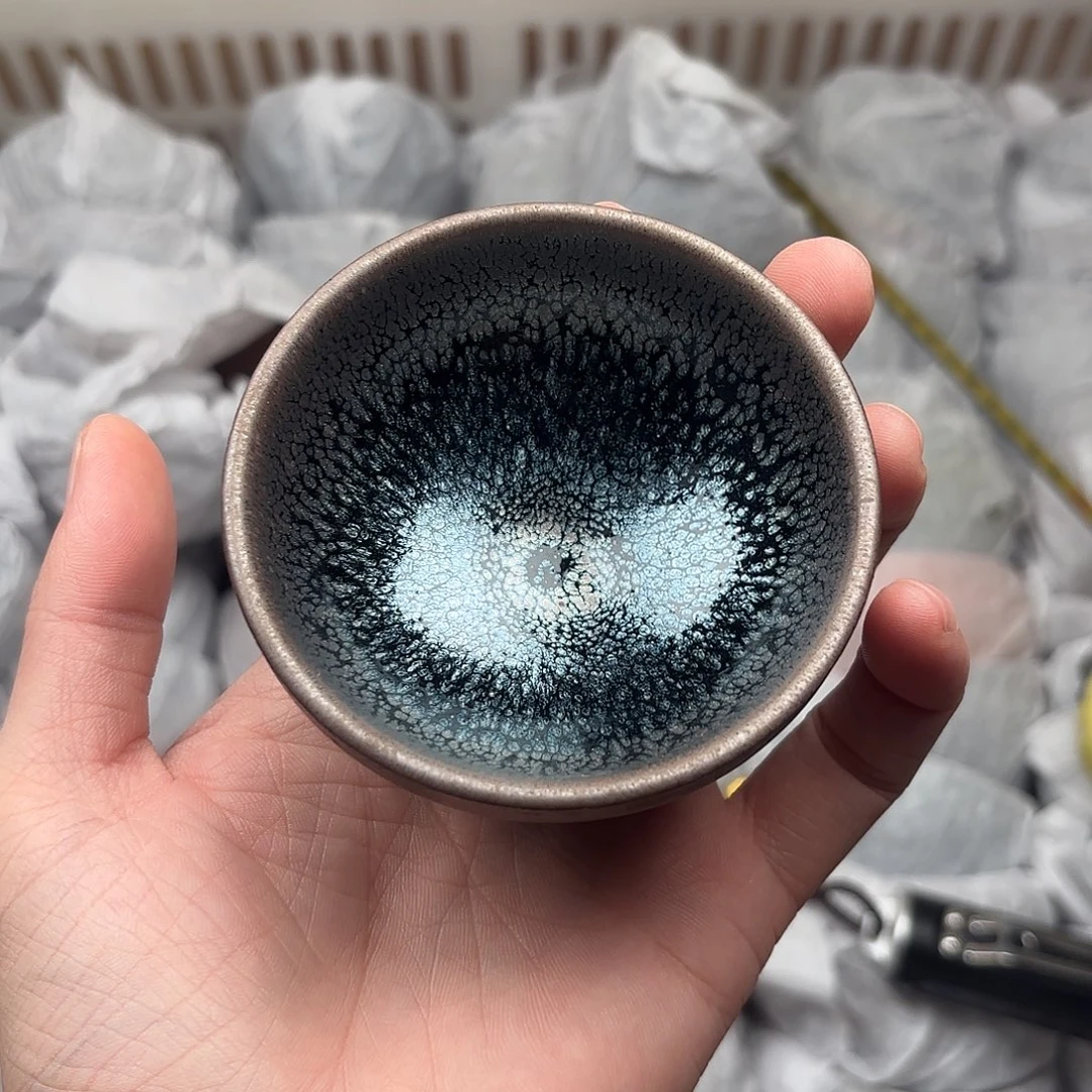 茶盏建盏主人杯一只微瑕