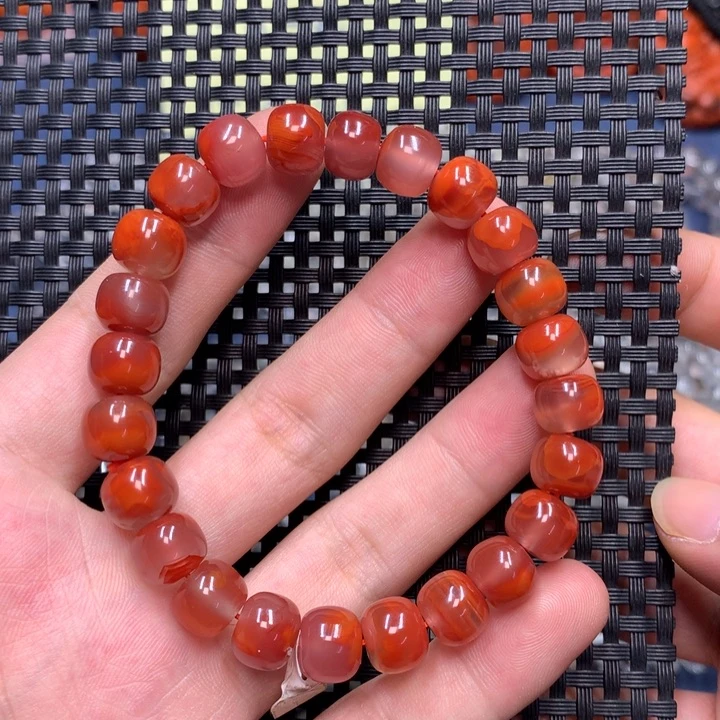 未镶嵌手串南红玛瑙9+’mm
