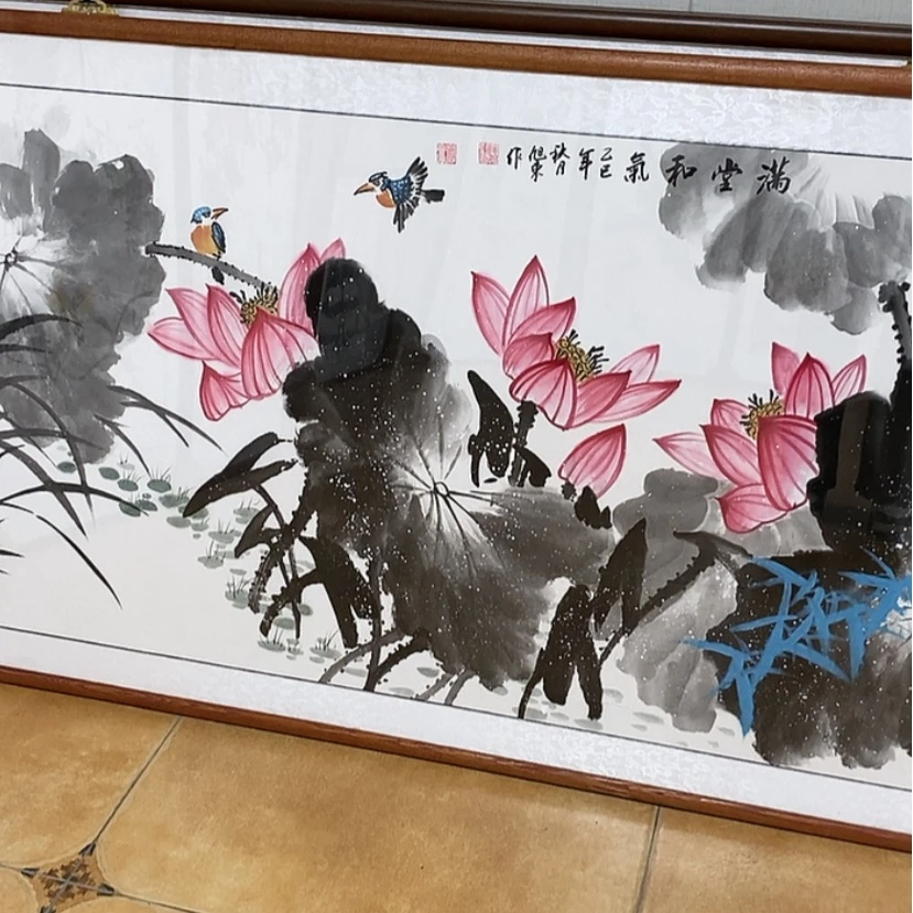 【闪购商品】国画手绘国画带框