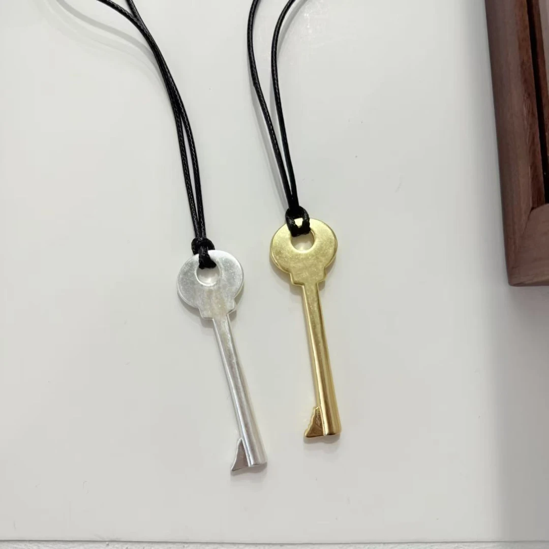 铜合金项链 X2418  复古钥匙项链 百搭简约