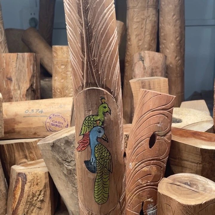 檀香木彩绘老料红黑油546克浓郁奶药香