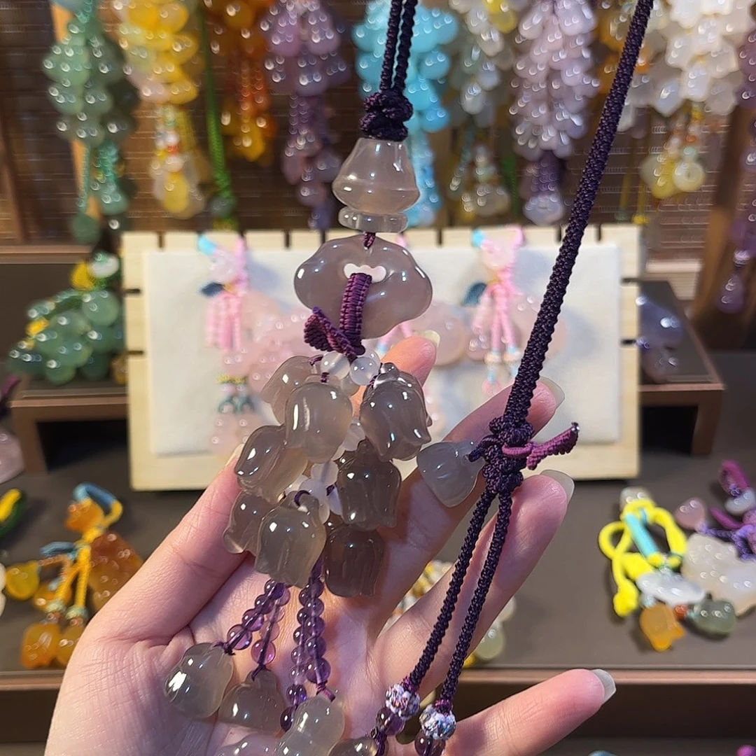 瑾***️玛瑙/玉髓未镶嵌车挂福利款汽车挂件
