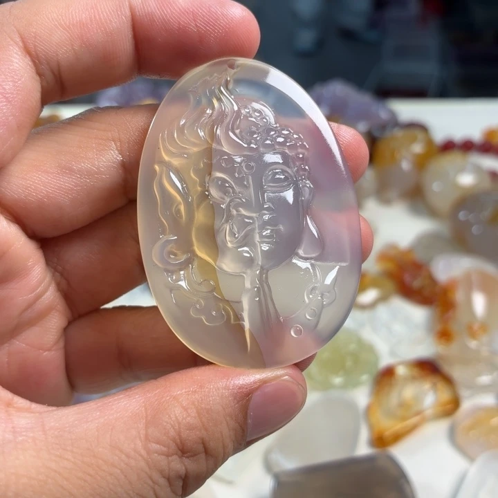 未镶嵌吊坠(不含链)玛瑙/玉髓