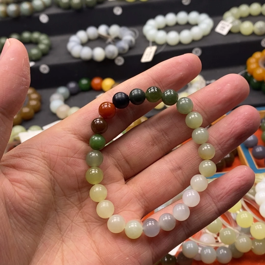 和田玉未镶嵌手链