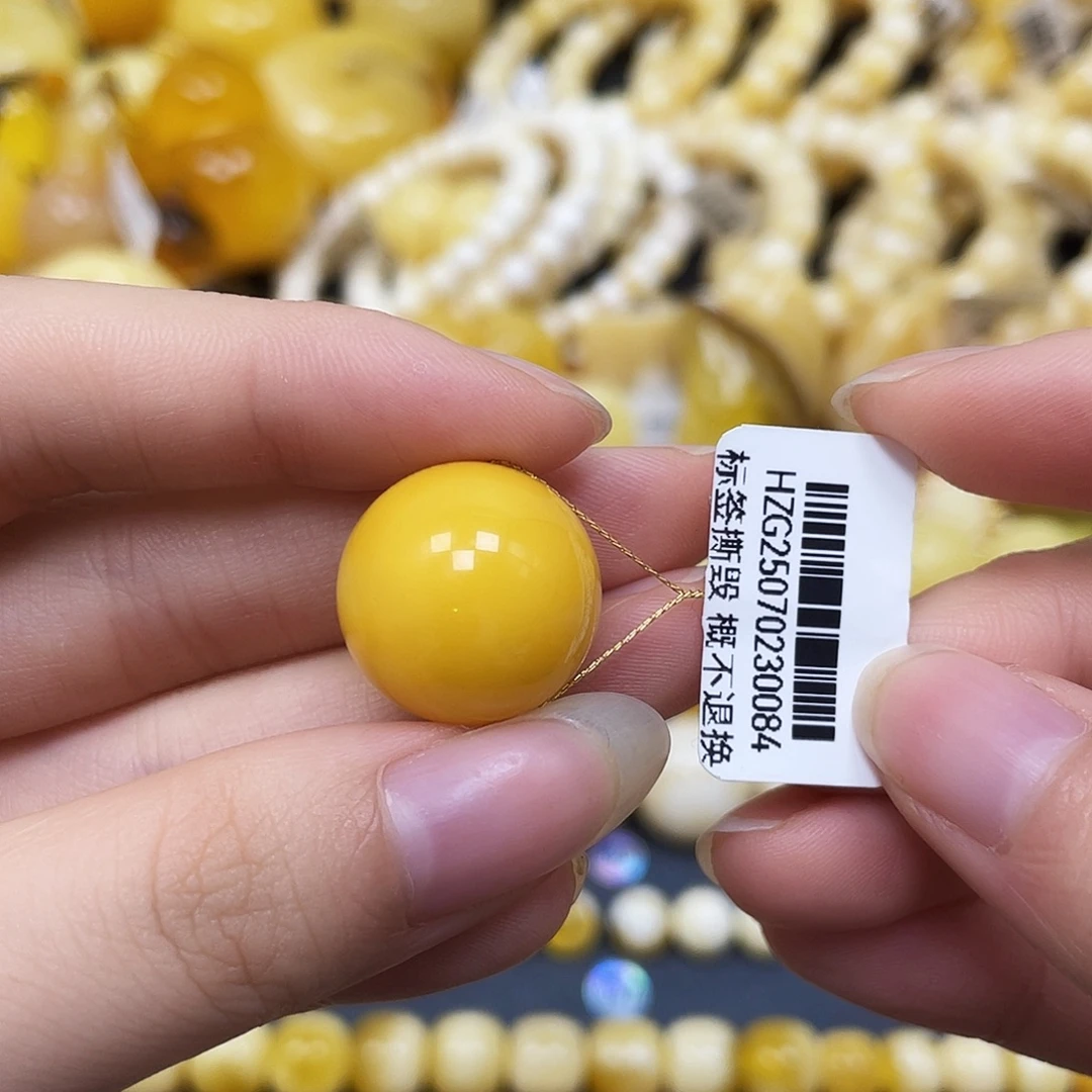裸石蜜蜡未镶嵌圆珠18.1mm