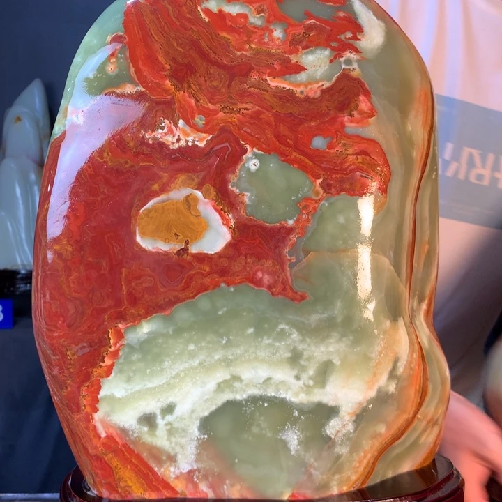 石材天然古青石原石摆件
