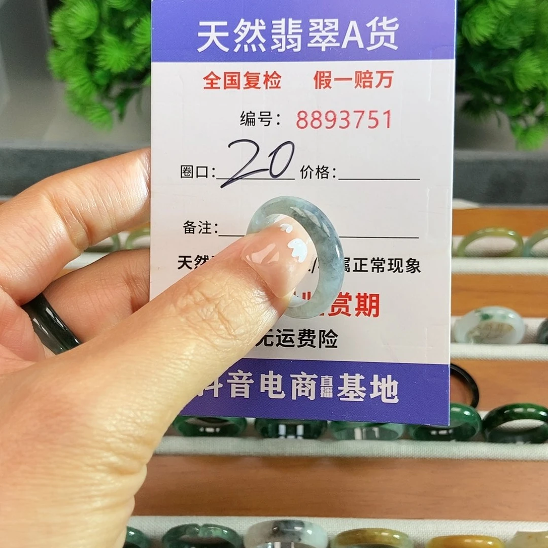 翡翠戒圈未镶嵌L****e3751........