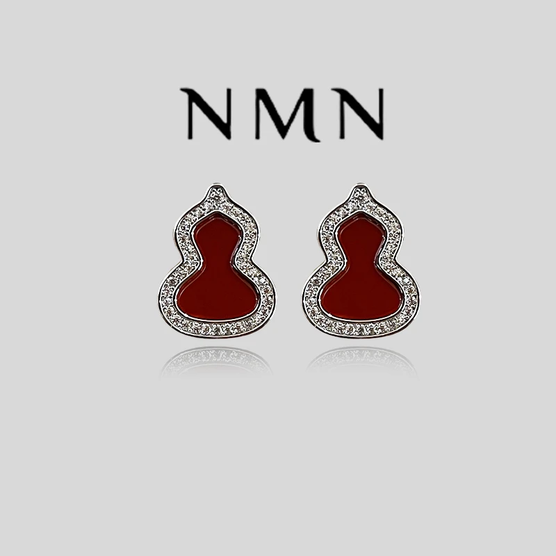 合金耳饰 【NMN高定】气质轻奢时尚珍珠经典满钻耳环26MZYD09270640