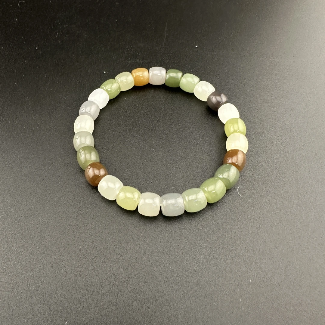 BY1213FXH标197 北玉精选 和田玉手串 多样性发货