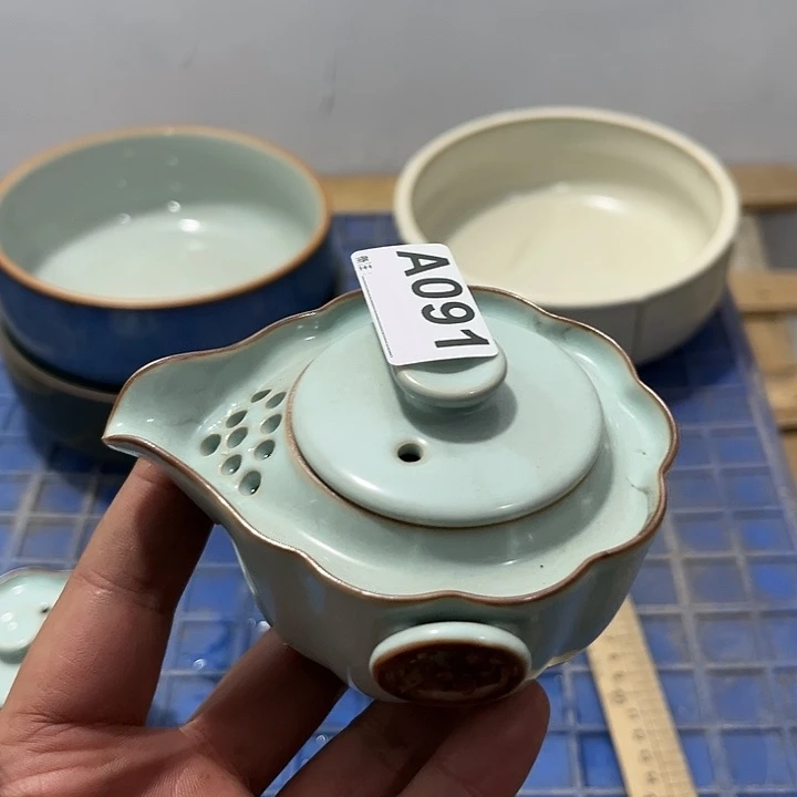 丁***米茶具默认微瑕瓷器、茶具、壶、摆件，介意勿拍