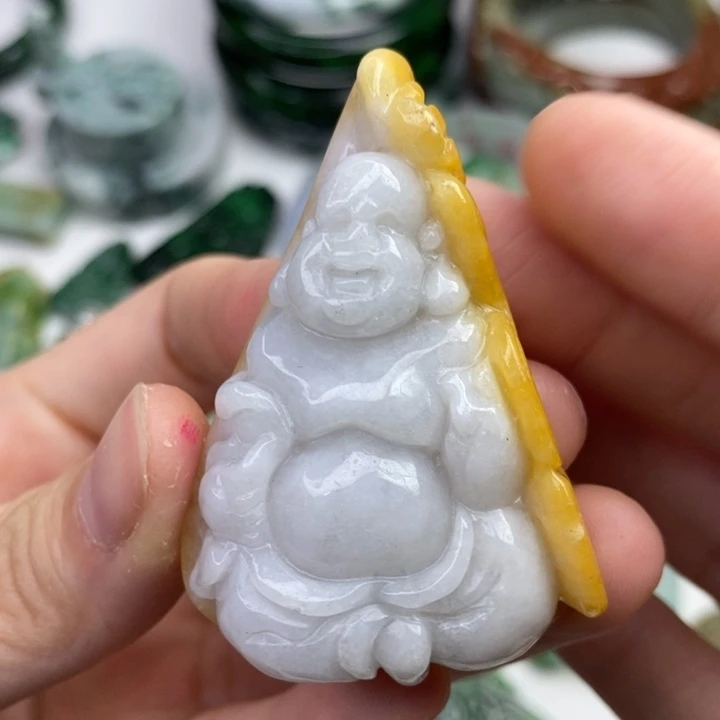 颈饰未镶嵌翡翠吊坠
