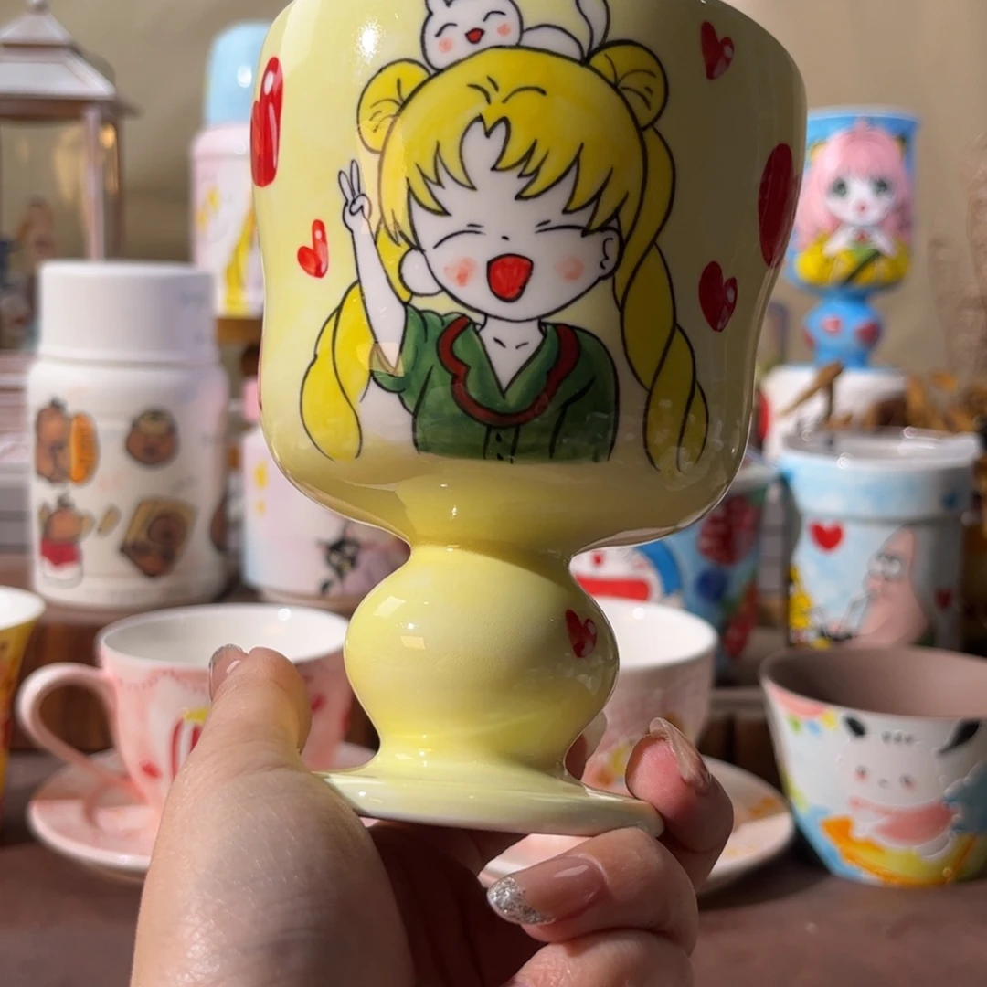 景德镇陶瓷手绘文创水杯