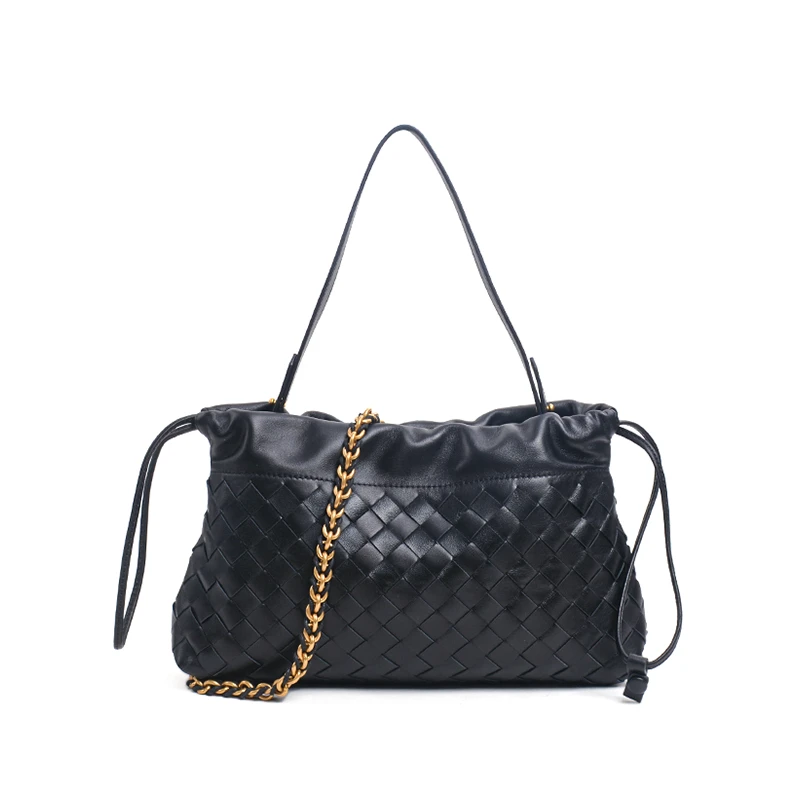 【董清子】【时光密缕·羊皮福袋】新品简约百搭潮流休闲单肩女包25957