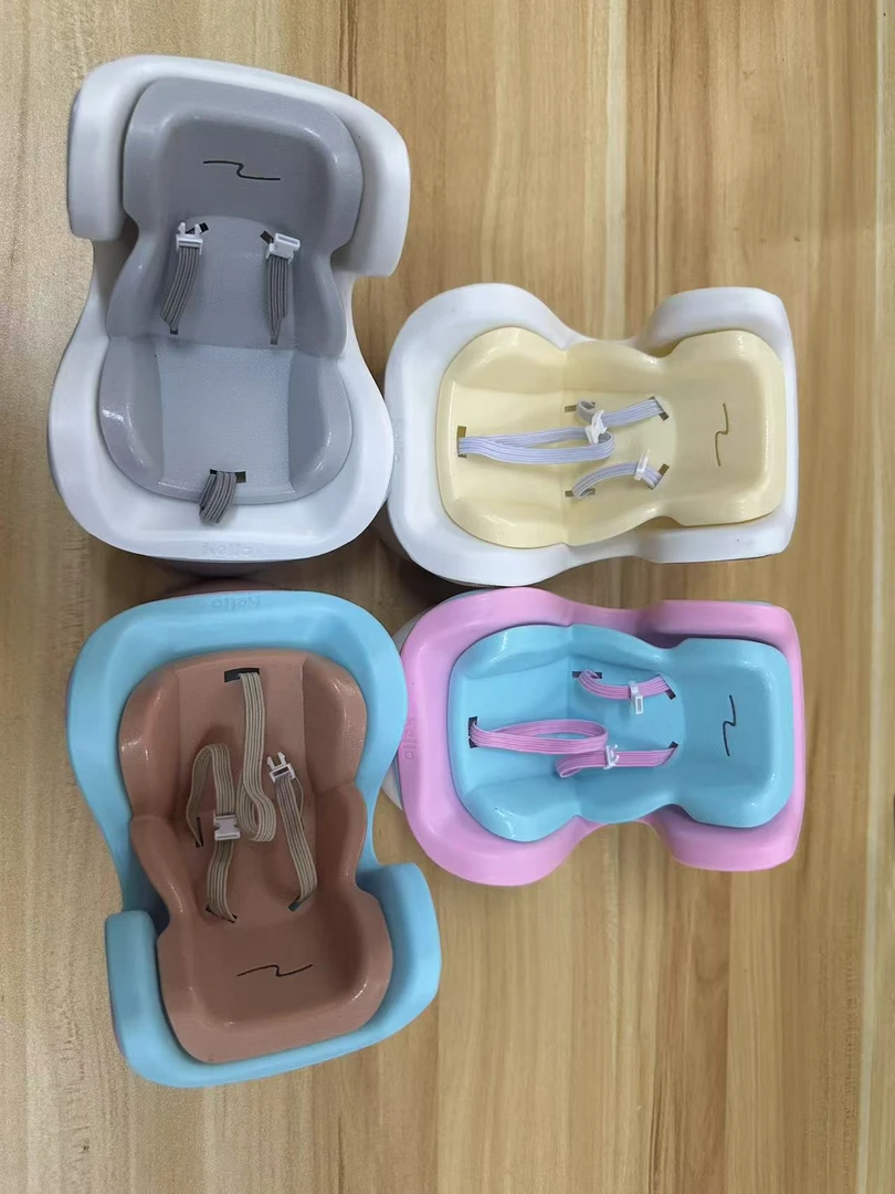 【高颜值】公仔车载安全座椅拼接色车载出风口娃娃座椅