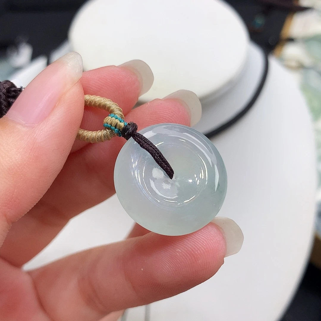 翡翠未镶嵌胸饰翡翠2，21/4.6