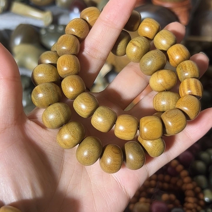 木三*阿根廷绿檀 算盘珠 老型珠1.2